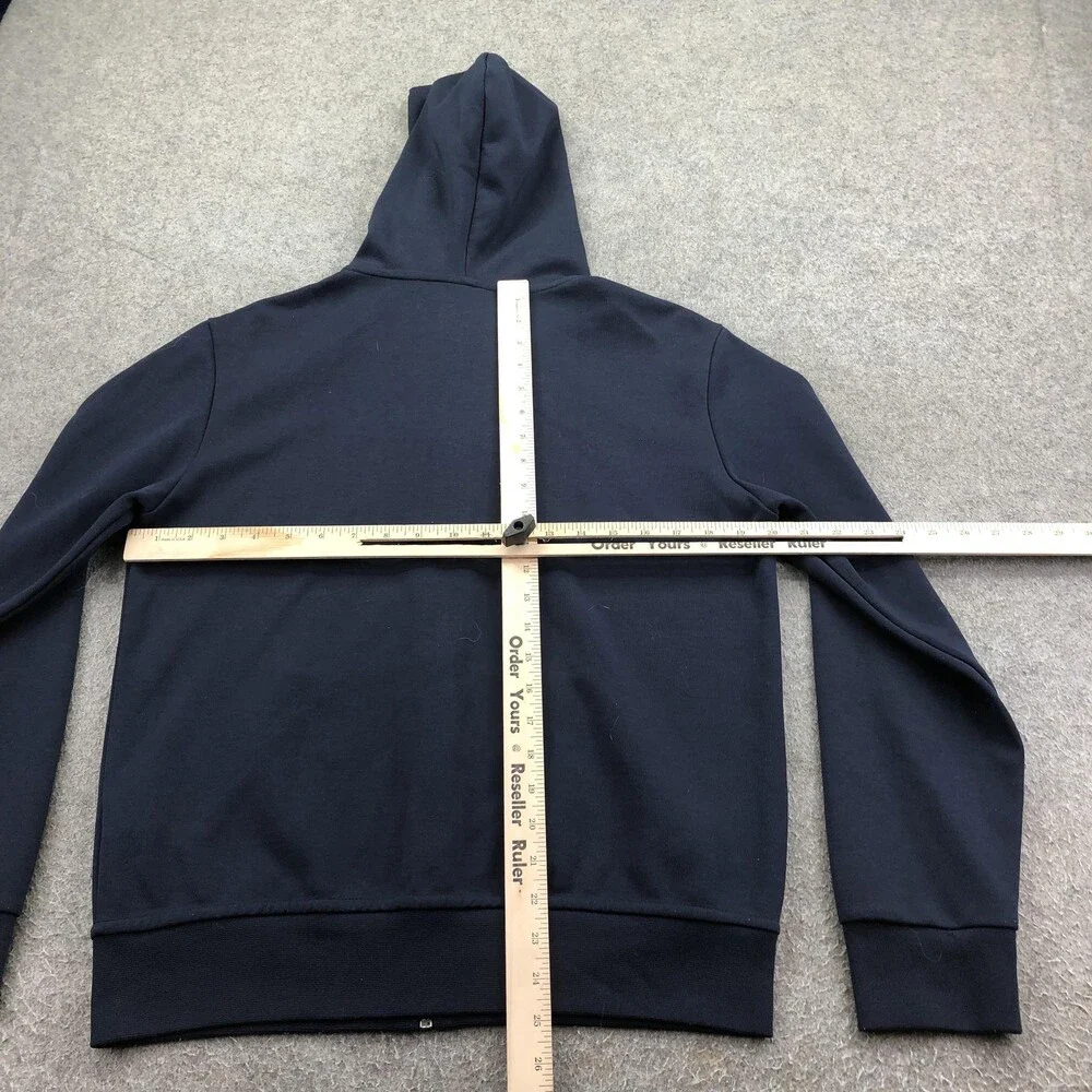 Polo Ralph Lauren Hoodie Mens Small Blue Full Zip Knit Sweatshirt Pony Logo